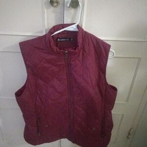 Red Quilted vest for women from Allegra K